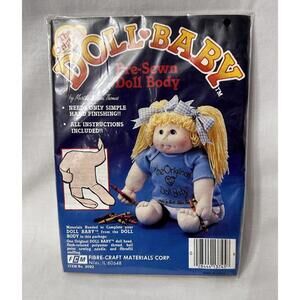 Vintage NIP The Original Doll Baby Pre-Sewn Doll Body Kit  #3092 Cabbage Patch